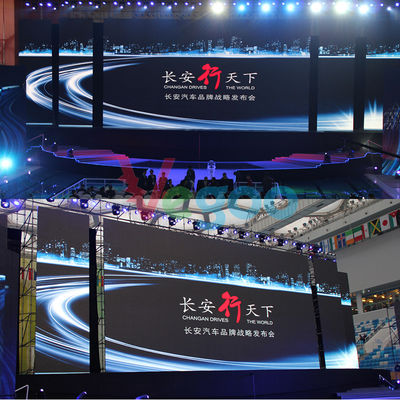 China De lichtgewichtp4-Huur LEIDENE Vertonings commerciële geleide schermen 1R1G1B/de Zwarte lamp van SMD2121 leverancier