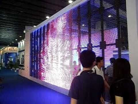 China Lichtgewicht Uiterst dunne Transparante Geleide Videomuur met 2 Jaar Garantie leverancier