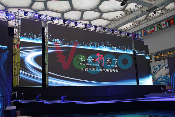 China Hoge Definitie die HD-de LEIDENE Vertoningsschermen P2.976 250mm×250mm adverteren leverancier