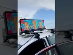 Full-color waterdicht buiten P4 dubbelzijdig IP 65 960mmX 320mm taxi scherm