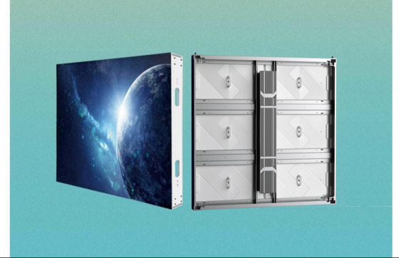 P10 Buiten LED-scherm 960X960mm Aluminiumkast SMD3535 Helderheid 6500CD/m2 Energiebesparing
