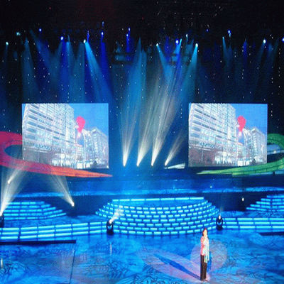 Buiten P4.8mm 576x576mm Huur Led Display Screen Hub Board Hoog licht 8000Hz voor het podium
