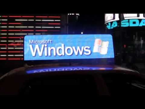 Douane 5mm Taxi de Taxidak Tekens Geleide 6000cd/㎡ van de Reclameschermen
