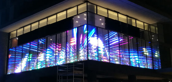 Van de transparante LEIDENE van het het Afgietselaluminium Vertonings licht Matrijs Kabinet 500 mm x 1000 mm-Modulegrootte 500 mm x 125 mm