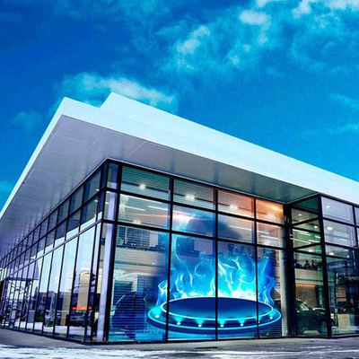 Led Transparent Display Pixel Pitch 4-8mm met hoge doorlaatbaarheid en optische kwaliteit materialen voor verbeterde zichtbaarheid