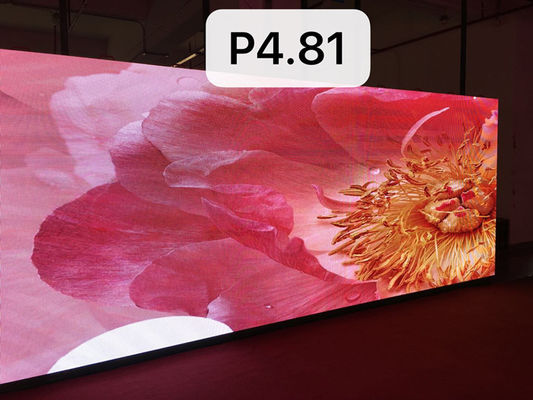 China P4.81 Adverterende Huur van het LEIDENE Videomuren 43243 Vertoningsscherm Pixel/M2 Dichtheids leverancier