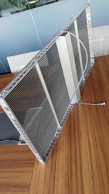 Van de hoge Helderheids Transparante LEIDENE Kabinet 500*1000mm Vertonings Flexibel Installatie
