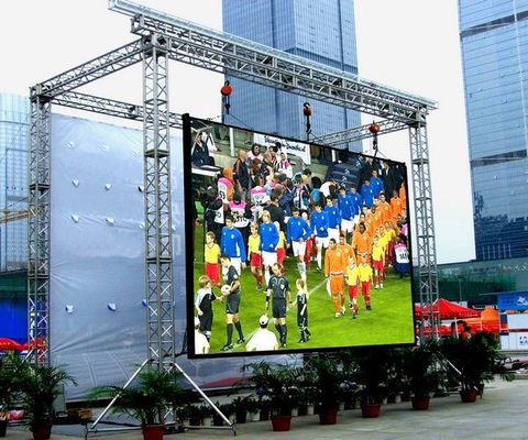 Buiten P4.8mm 576x576mm Huur Led Display Screen Hub Board Hoog licht 8000Hz voor het podium
