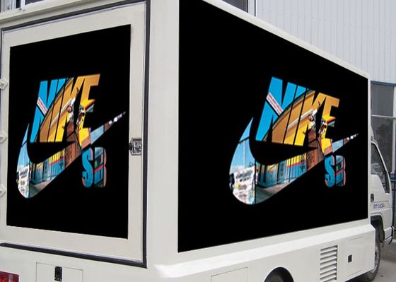 Vrachtwagenaanhangwagen IP65 P8 Mobiele Reclame LEIDENE Vertoning