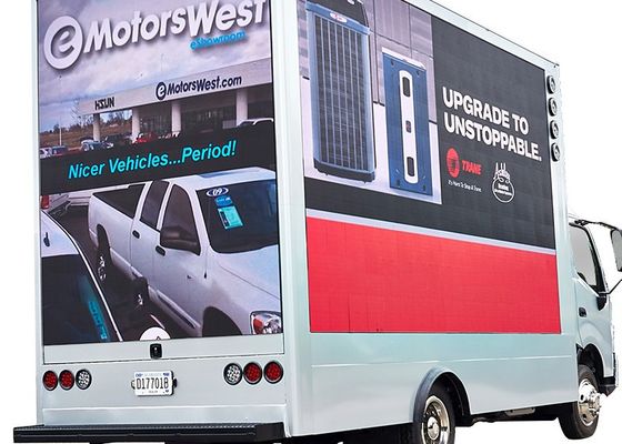 Vrachtwagenaanhangwagen IP65 P8 Mobiele Reclame LEIDENE Vertoning