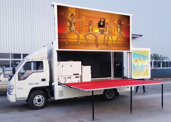 Vrachtwagenaanhangwagen IP65 P8 Mobiele Reclame LEIDENE Vertoning