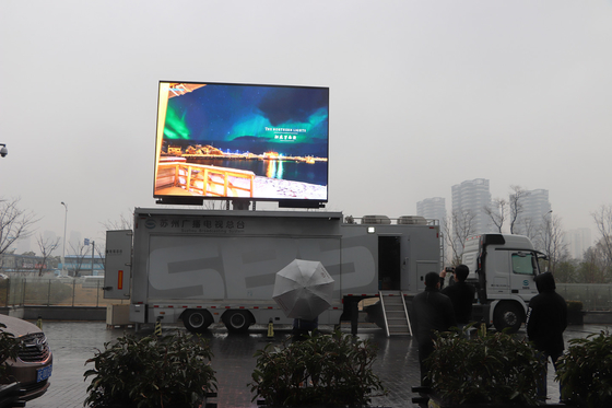 Hoog waterdicht OOH-advertentie-LED-scherm met RGB-LED en op maat gemaakte panelen