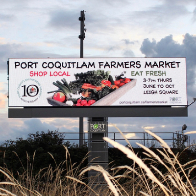 Gepersonaliseerd P8 Outdoor LED Reclame Display met 7500nits Helderheid en IP65 bescherming